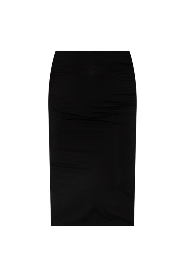 Black Bamboo Maxi Tube Skirt,ghost-mani image 4