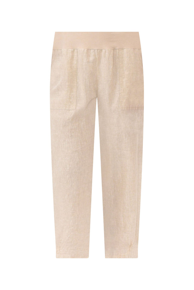 Tatum Beige Linen Pants,ghost-mani image 5