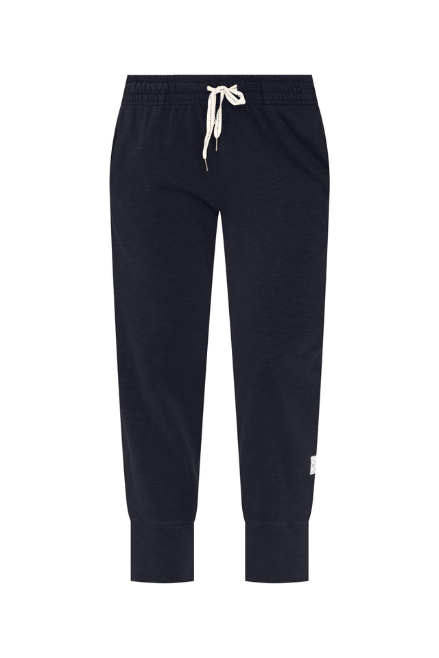 Fundamental Brunch Navy Cotton Sweatpants,ghost-mani image 8