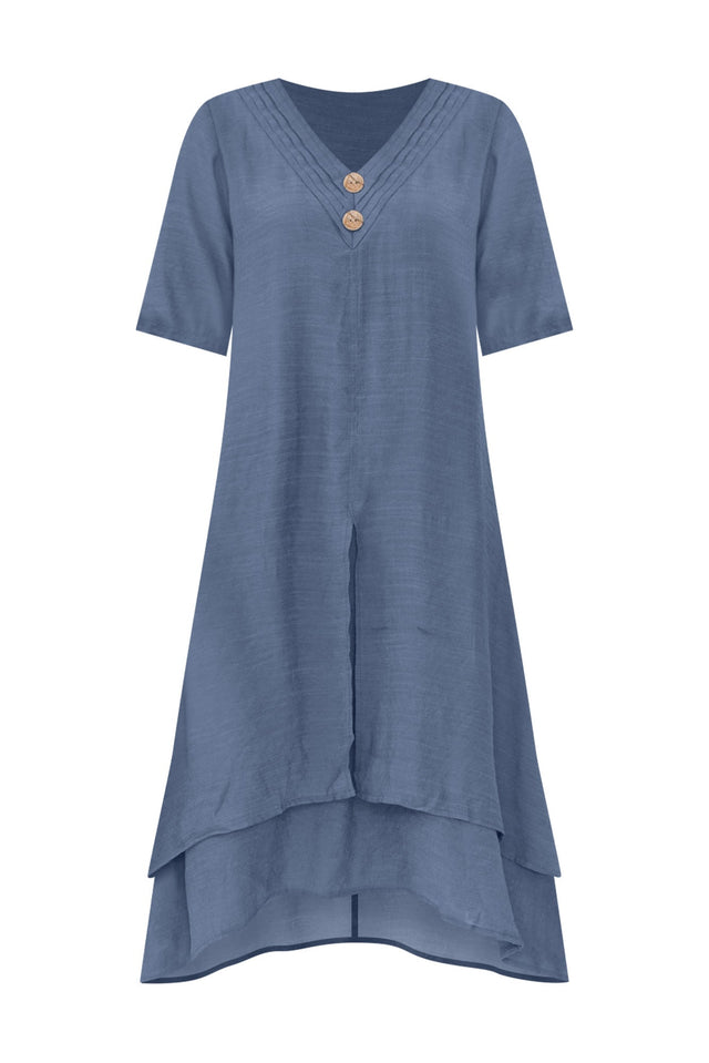 Nala Steel Layers Dress,ghost-mani image 8