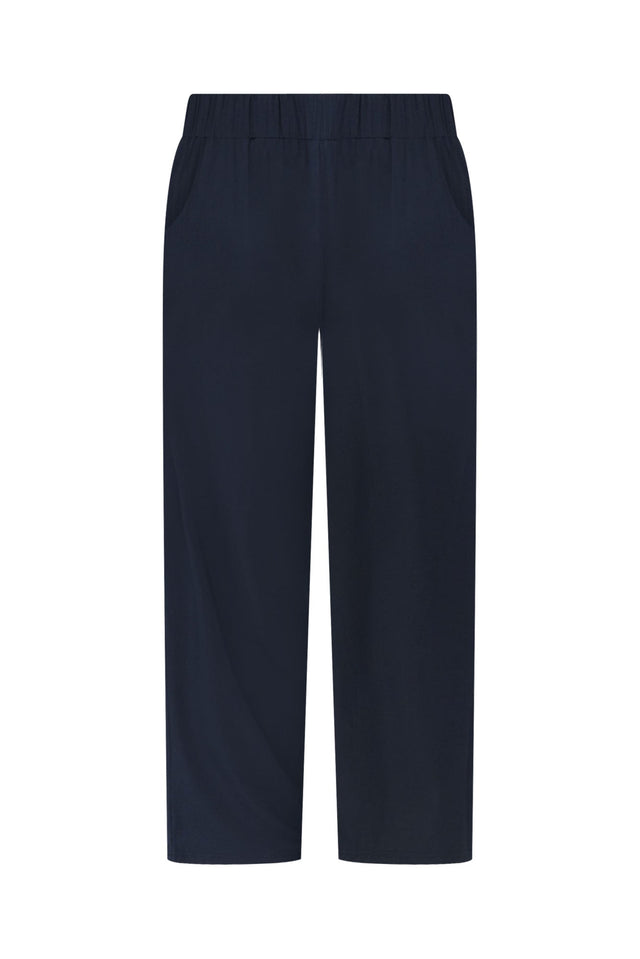 Rosella Navy Bamboo Pants,ghost-mani image 7