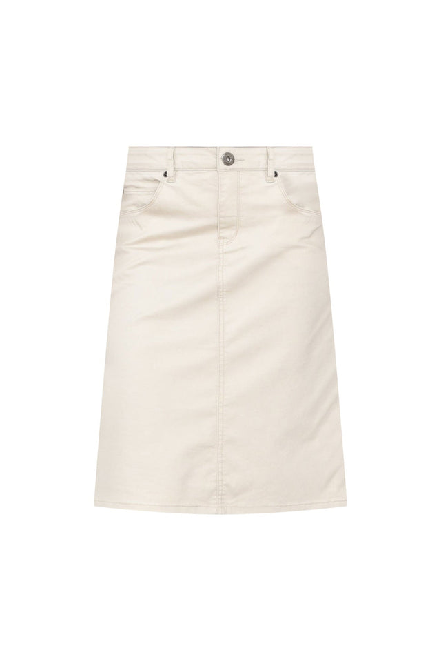 Palin Natural Zip Front Skirt,ghost-mani image 6