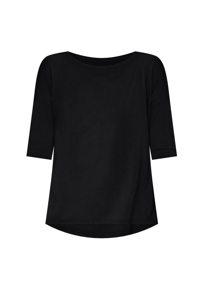 Camila Black Bamboo Top,ghost-mani image 8