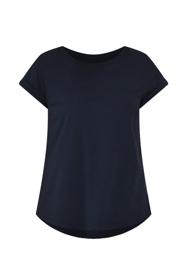 Manly Navy Cotton Tee,ghost-mani image 7