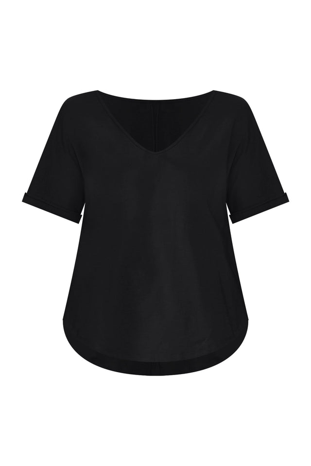 Toronto Black Cotton Tee,ghost-mani image 7