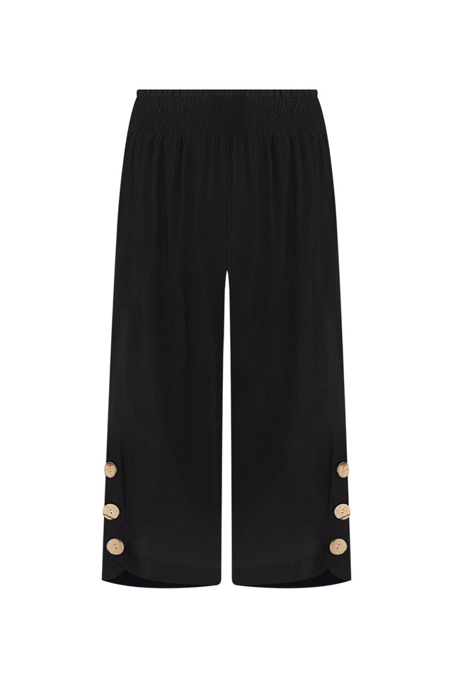 Lettie Black Button Pants,ghost-mani image 4