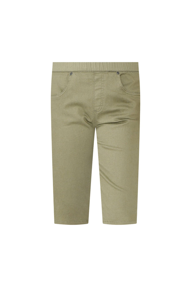 Tora Khaki Stretch Shorts,ghost-mani image 4