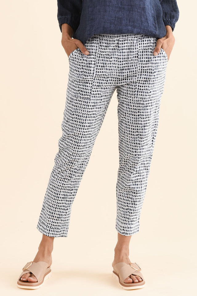 Air-Lite Blue Spot Stretch Cropped Pants image 1