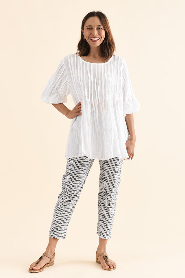Air-Lite Olive Spot Stretch Cropped Pants image 6