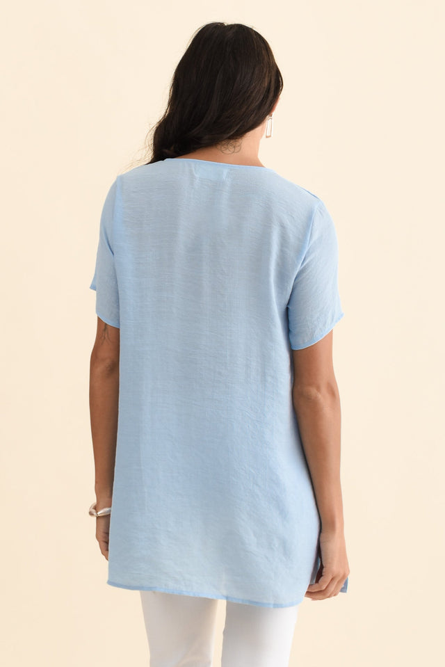 Alvina Sky Layered Tunic Top,Brunette model,alt text|model:Brontie image 6