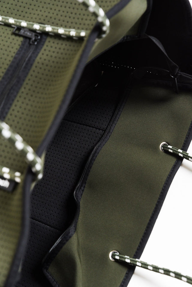 Amola Olive Neoprene Tote Bag image 4