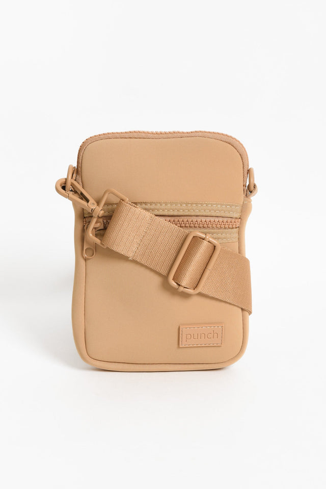 Andie Beige Neoprene Phone Bag