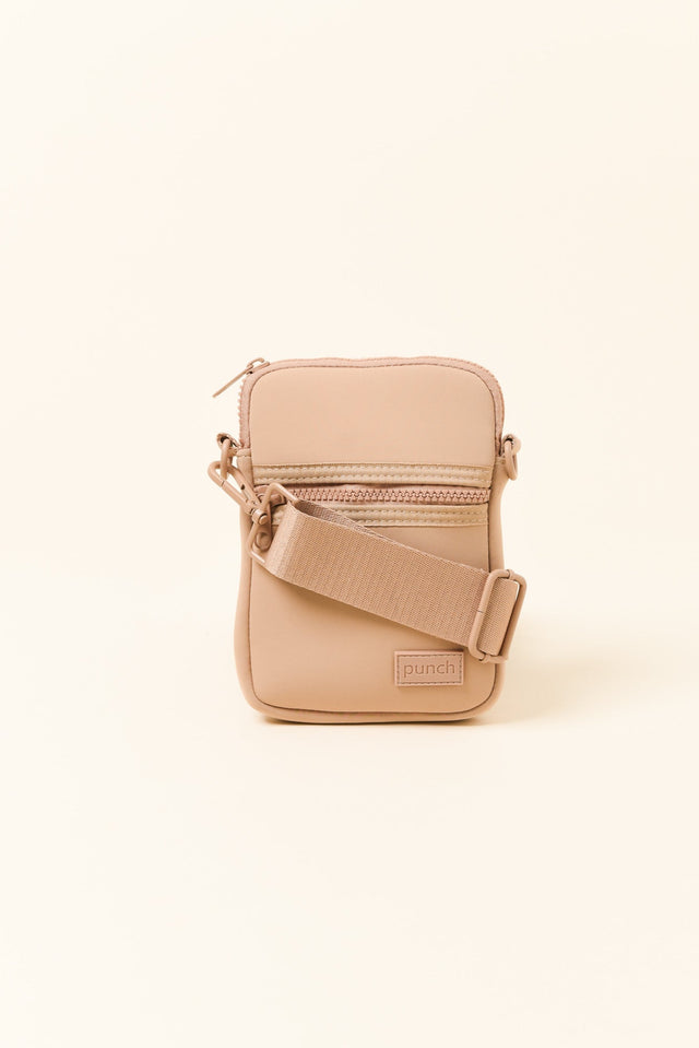 Andie Beige Neoprene Phone Bag image 1