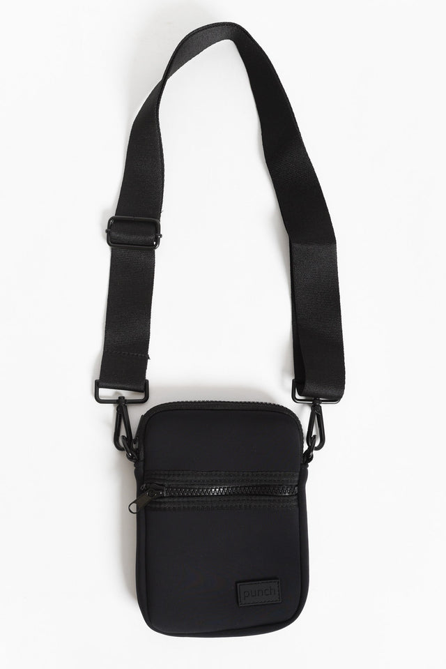 Andie Black Neoprene Phone Bag image 4