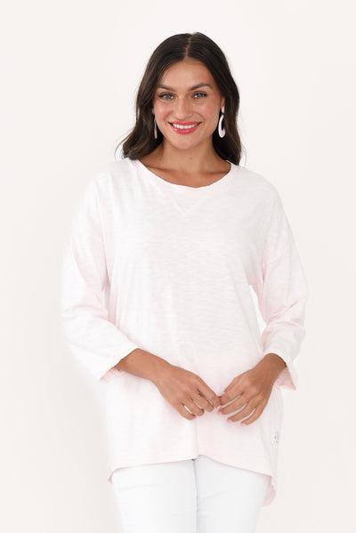 Annie Pink Cotton Top