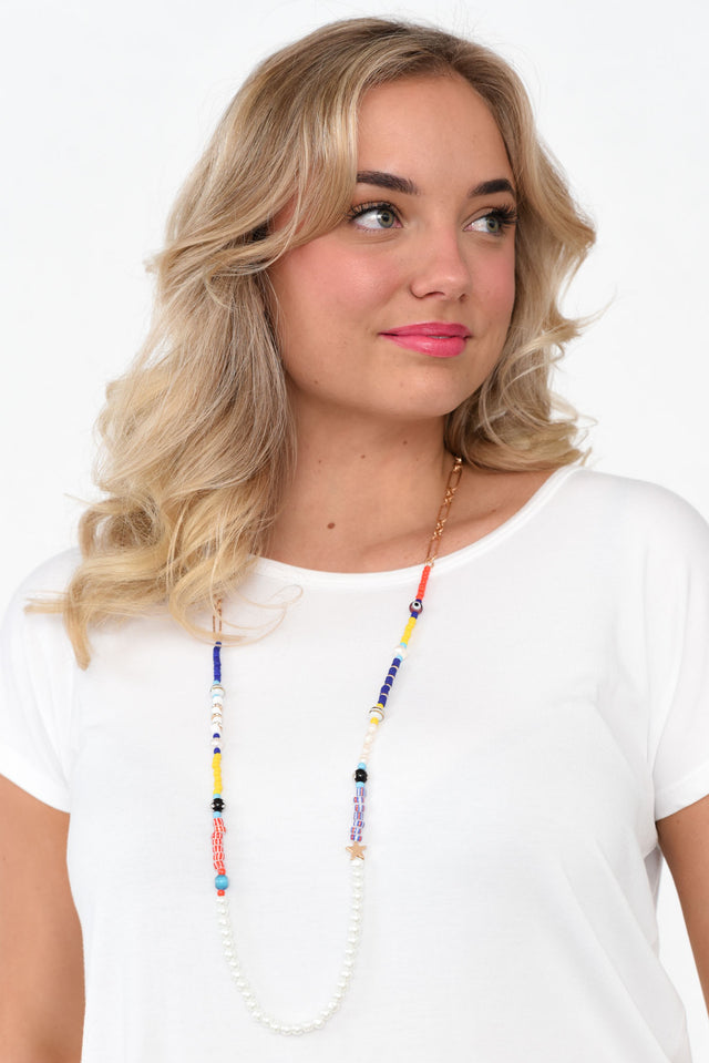 Arlene Multi Beaded Necklace image 1