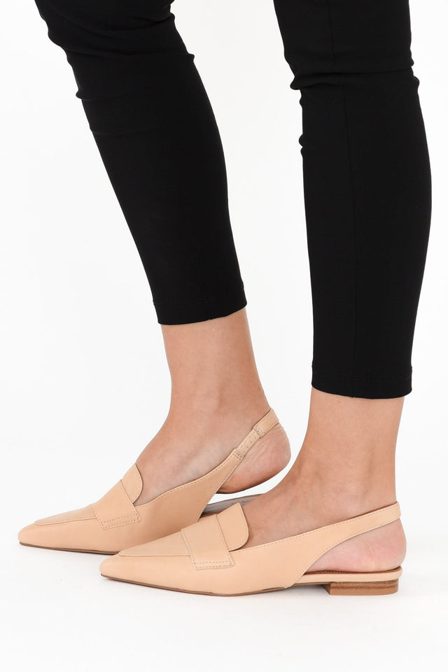 Asher Nude Leather Slingback Mule image 6