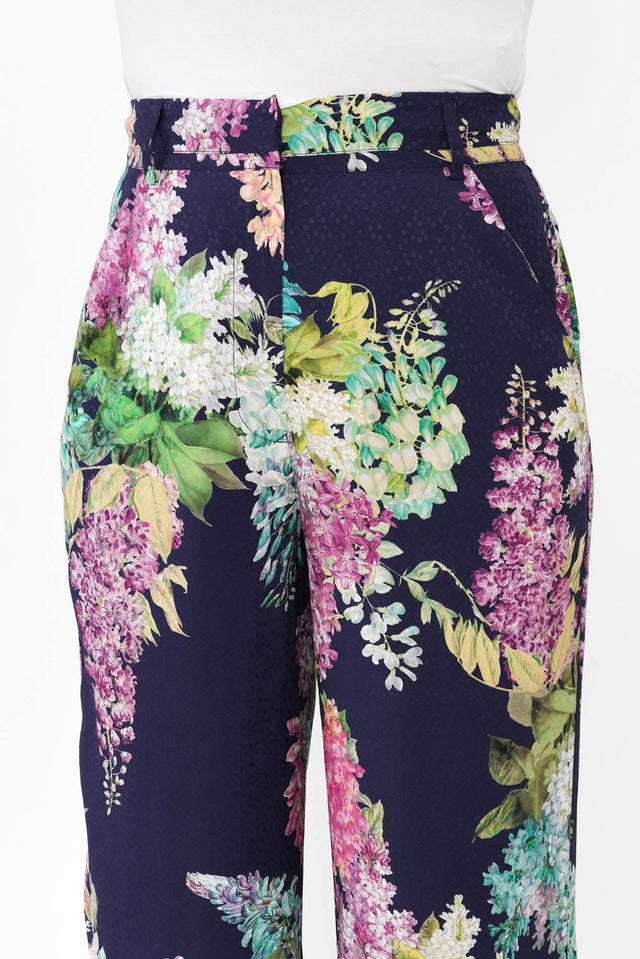 Augustine Navy Wisteria Pocket Pants image 6