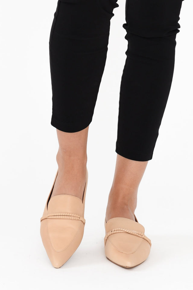 Avery Nude Leather Loafer image 6