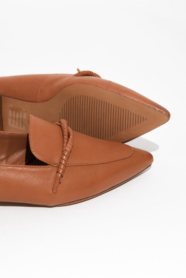 Avery Tan Leather Loafer image 4