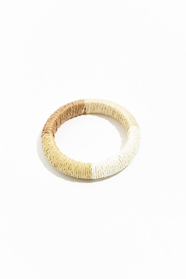Barbados Natural Woven Bangle
