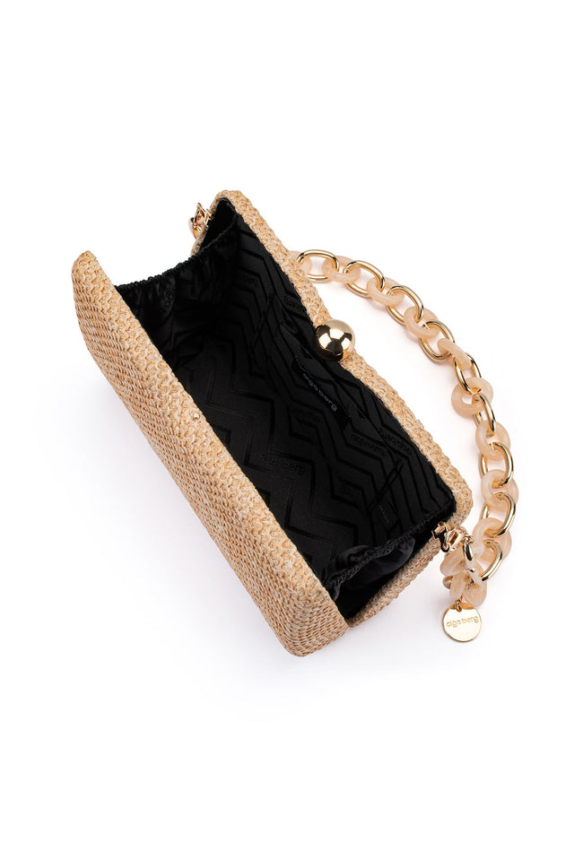 Birdie Natural Woven Handbag image 8