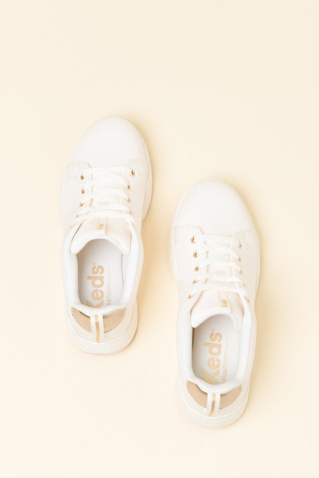 Bliss Walk Cream Knit Sneaker image 4