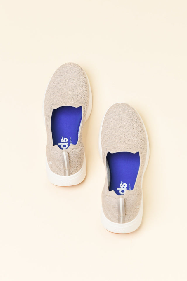 Bliss Walk Taupe Knit Loafer image 5