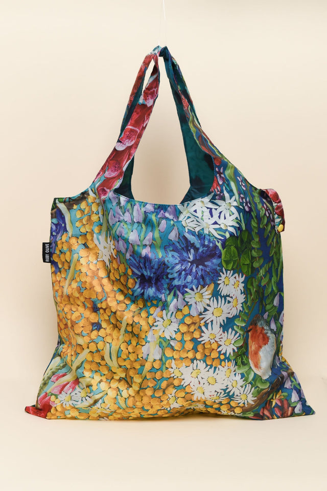 Blue Garden Resuseable Shopping Bag