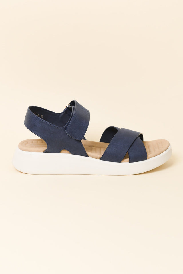 Brasilia Navy Platform Sandal image 1