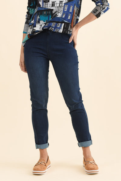 Brussel Blue Denim Stretch Jeans