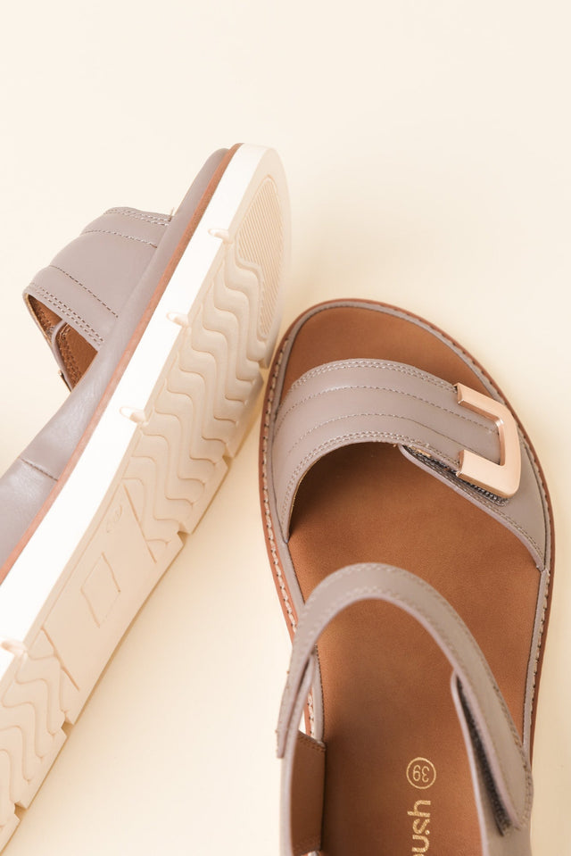 Callala Taupe Velcro Sandal image 3