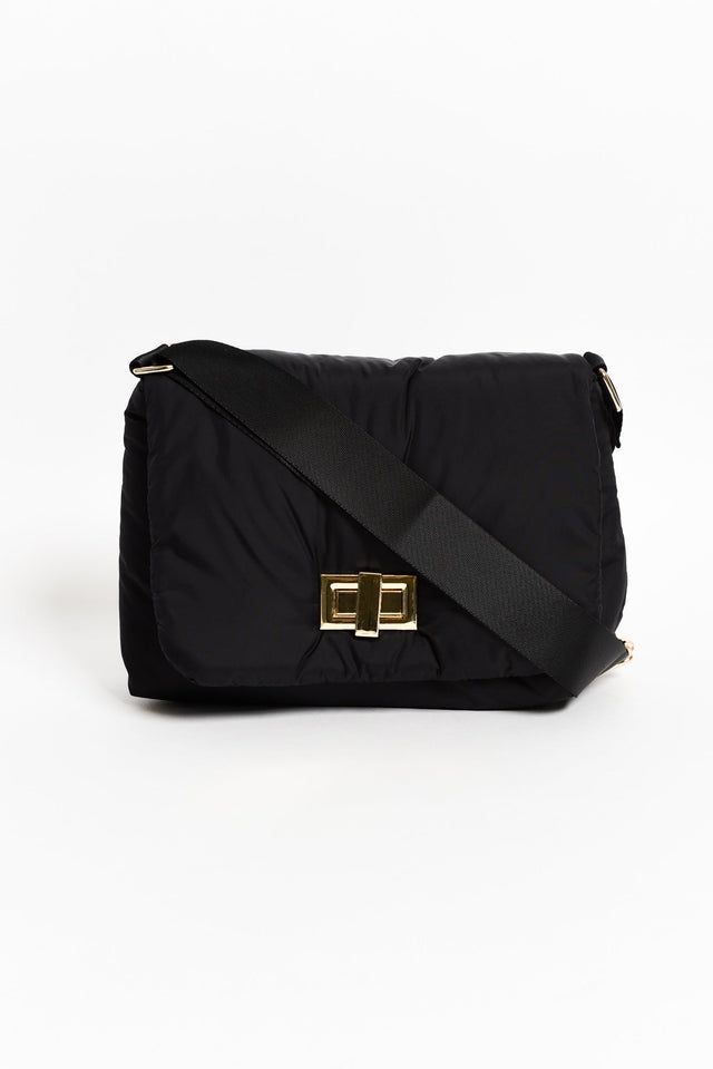 Casa Black Puffer Crossbody Bag image 1