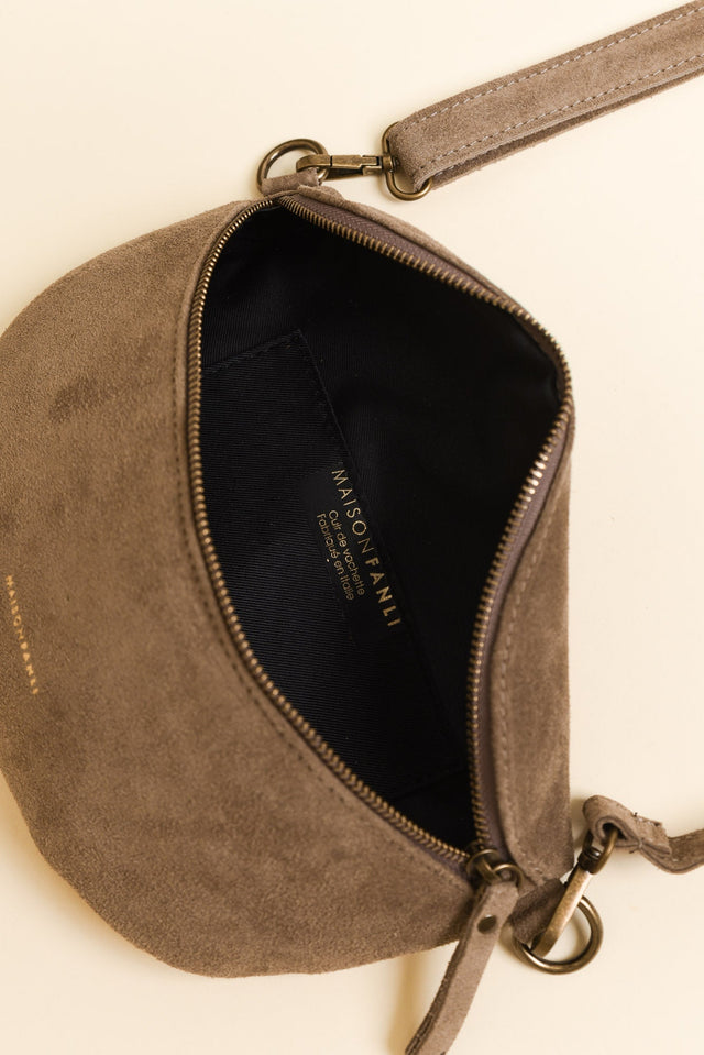 Christine Taupe Leather Bumbag image 3