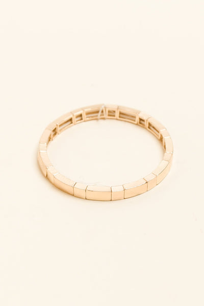 Clancy Gold Beaded Bracelet