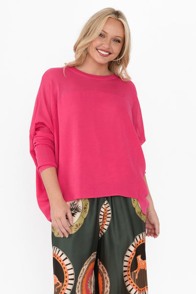 Clarity Hot Pink Knit Jumper
