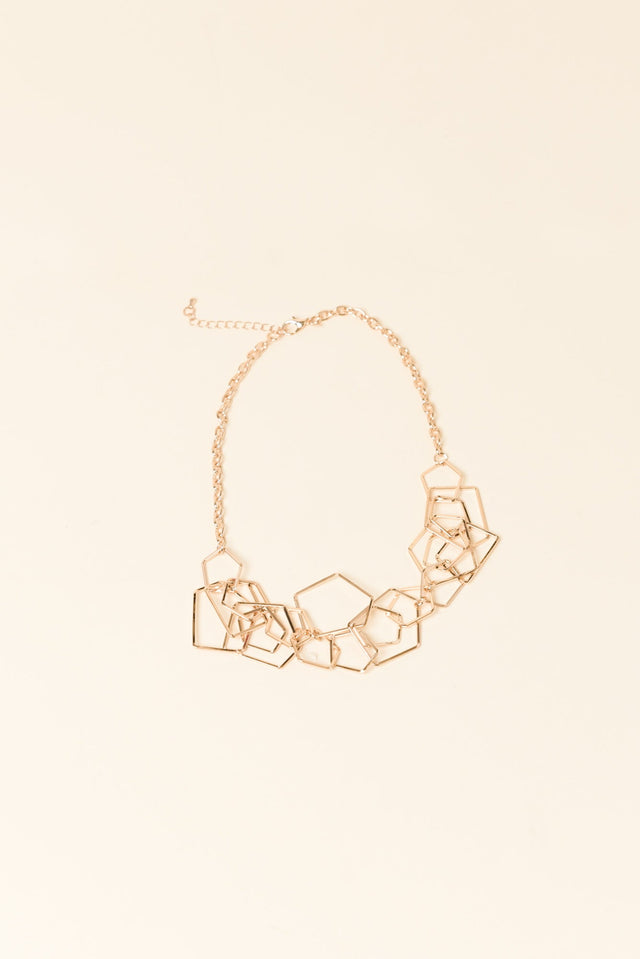 Coby Gold Geo Link Necklace
