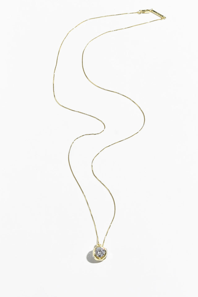 Coco Gold Diamante Necklace image 1