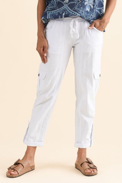 Colette White Cargo Pants