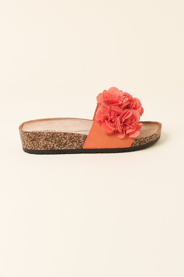 Corsage Orange Flower Slide