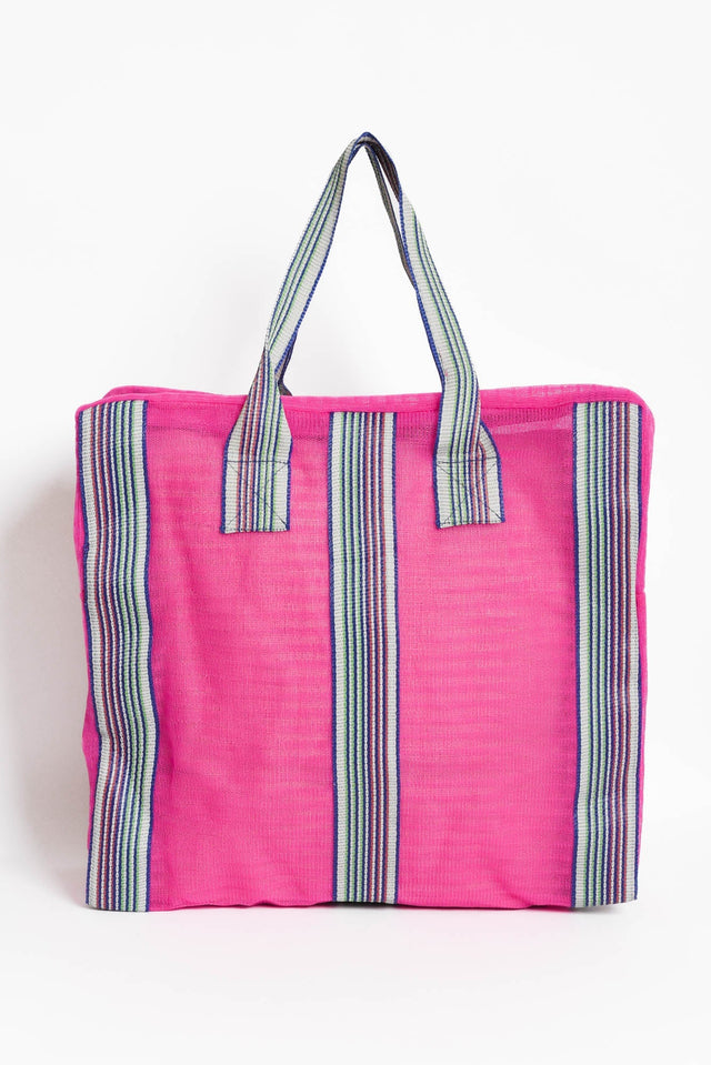 Cupid Pink Mesh Tote Bag