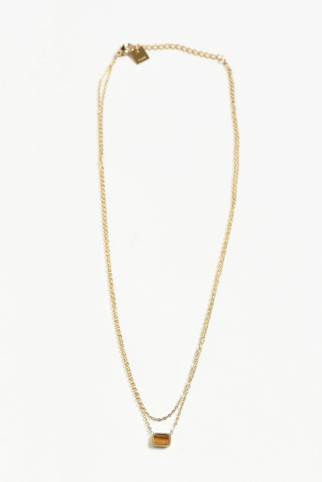 Deauville Gold Plated Layered Necklace image 1