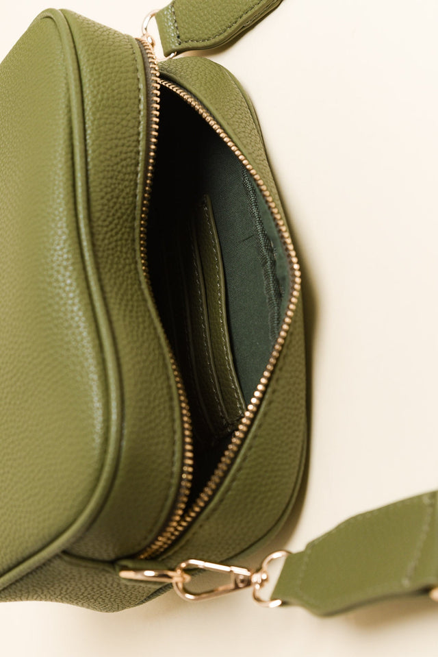 Dell Khaki Crossbody Bag image 4