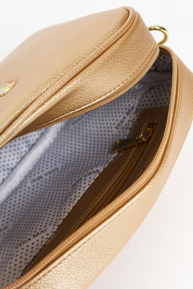Donna Gold Crossbody Bag image 3