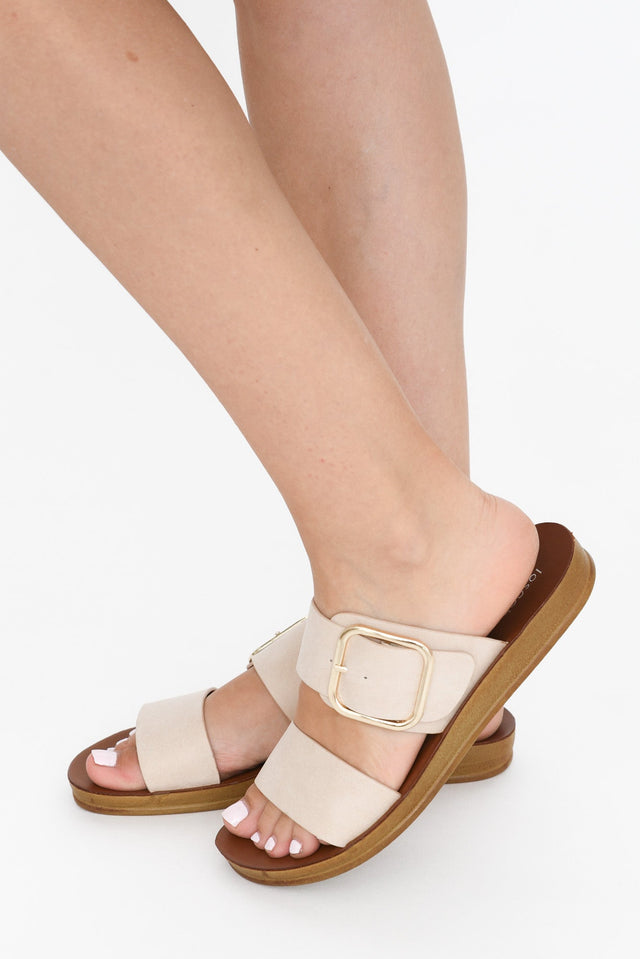 Doti Cream Buckle Slide image 6