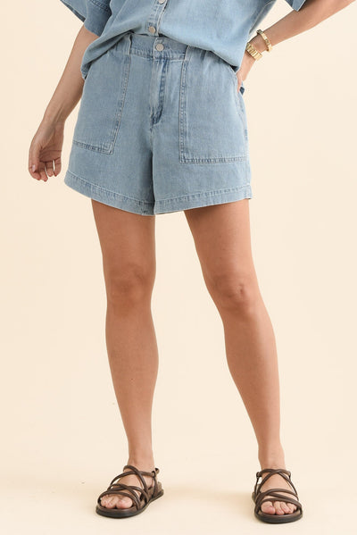 Drew Blue Denim Shorts
