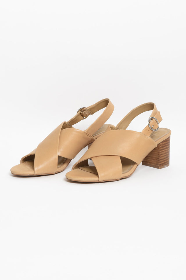 Emi Tan Leather Slingback Heel image 3