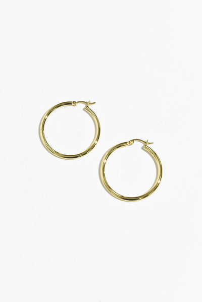 Erika Gold Hoop Earrings