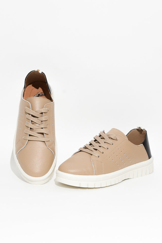 Exit Beige Leather Sneaker image 6