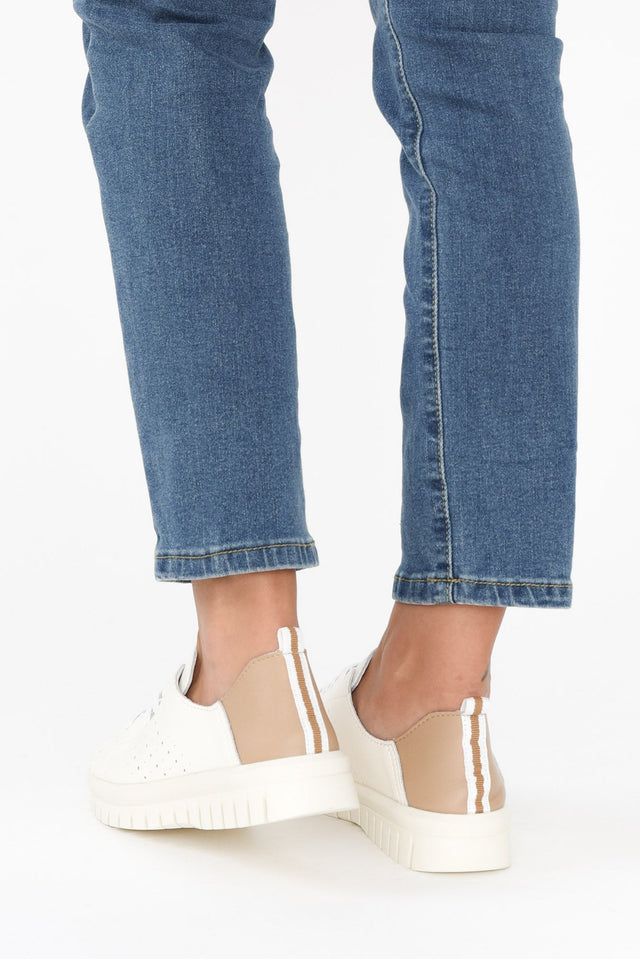 Exit White Leather Sneaker image 7